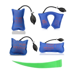 KLOM Air Pump Wedge Airbag Lock Pick Set Professional Open Car Door Lock Hand Tool (Blue)